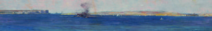 Sydney Harbour, by Arthur Streeton, 1895