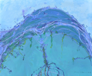 The Rolling Sea and That Streeton Painting, by John Olsen