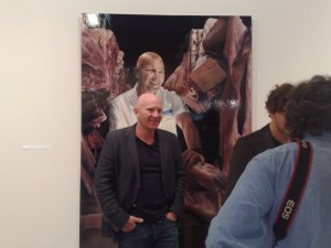 Matt Moran and his portrait by Vincent Fantauzzo