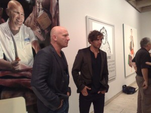 Vincent Fantauzzo, at right, with Matt Moran