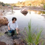 Stephen Vitiello, recording The Sound of Red Earth in the Kimberley